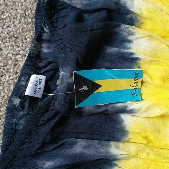 Women's Bahamas Tie-Dye Off-Shoulder Dress - Picture 2 of 4